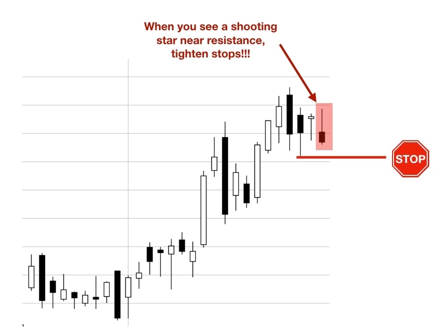 Shooting Star w: stop